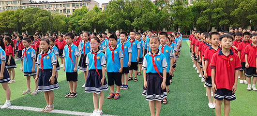 舞动激情 放飞梦想 峡江县实验小学开展大课间操比赛